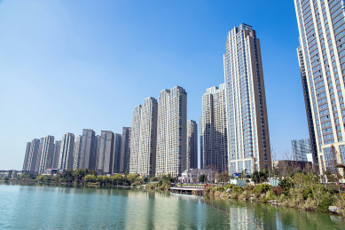 湖南長沙梅溪湖公園的房地產(chǎn)樓盤